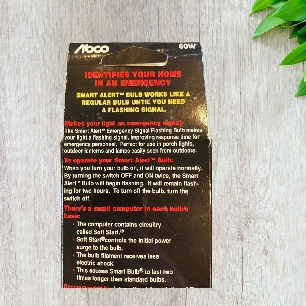 Abco Safety Smart Alert Lightbulb 60watts - Picture 4 of 7